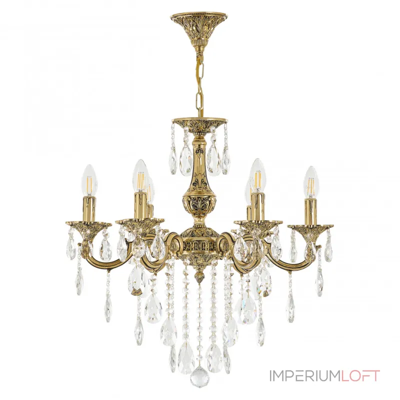 Подвесная люстра Bohemia Ivele Crystal AL7801 AL78101/6/175 B GB Подвесная люстра Bohemia Ivele Crystal AL7801 AL78101/6/175 B GB