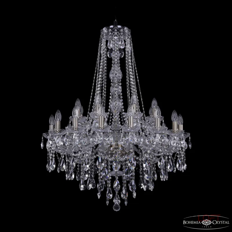 Подвесная люстра Bohemia Ivele Crystal 1415 1415/16+8/300/h-106 Pa