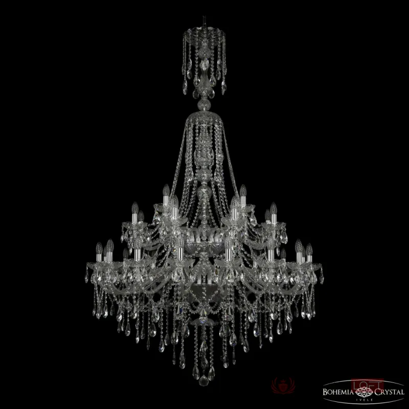 Люстра Bohemia Ivele Crystal 1415 1415/16+8+4/400/XL-185/2d Ni от ImperiumLoft