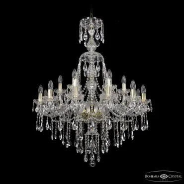 Подвесная люстра Bohemia Ivele Crystal 1415 1415/12+6/300/XL-108 G