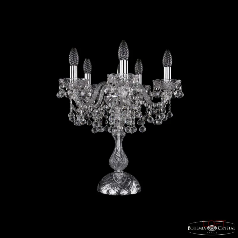 Настольная лампа Bohemia Ivele Crystal 1409 1409L/5/141-47 Ni