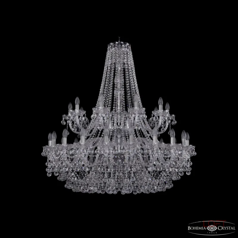 Подвесная люстра Bohemia Ivele Crystal 1409 1409/20+10/400/2d Ni Подвесная люстра Bohemia Ivele Crystal 1409 1409/20+10/400/2d Ni