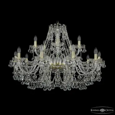 Подвесная люстра Bohemia Ivele Crystal 1409 1409/10+5/360 G