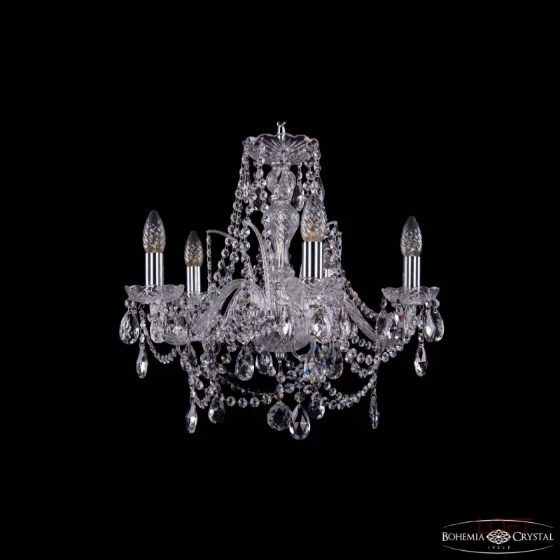 Подвесная люстра Bohemia Ivele Crystal 1411 1411/5/160 Ni
