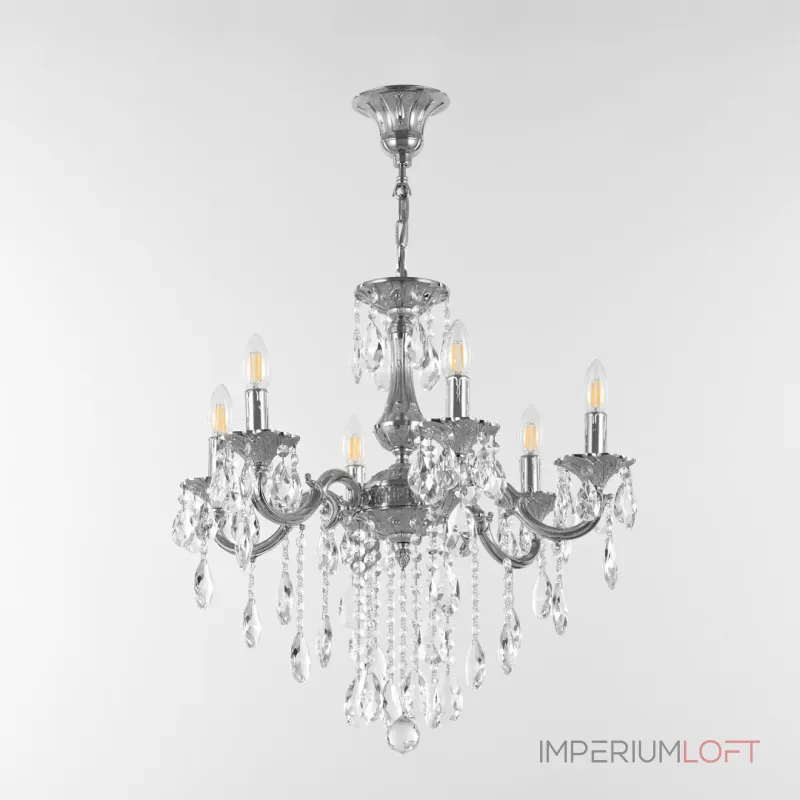 Подвесная люстра Bohemia Ivele Crystal AL77 AL77101/6/175 B Ni