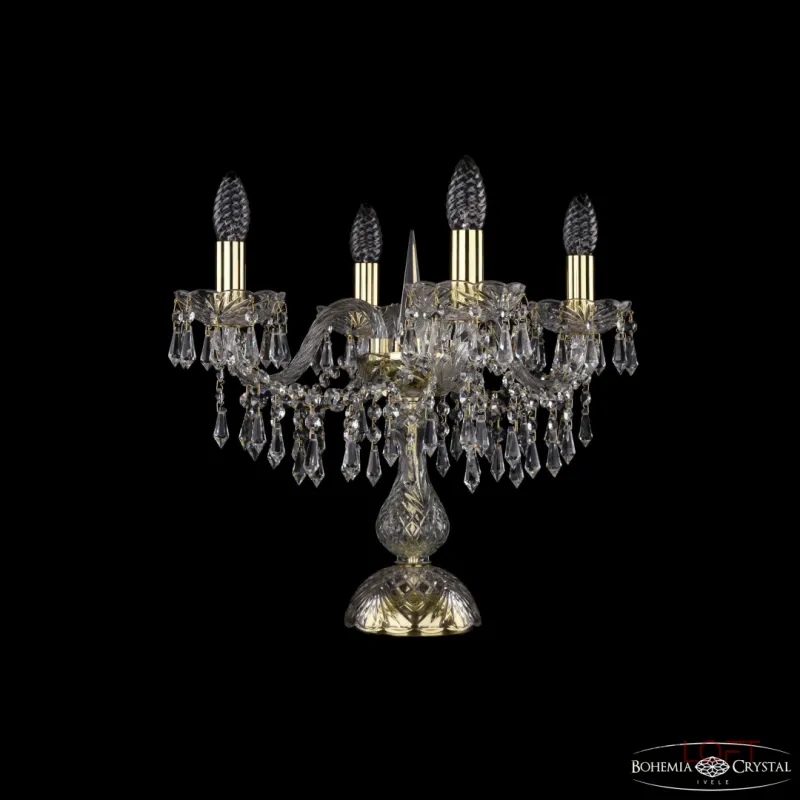 Настольная лампа Bohemia Ivele Crystal 1403 1403L/4/141-39 G