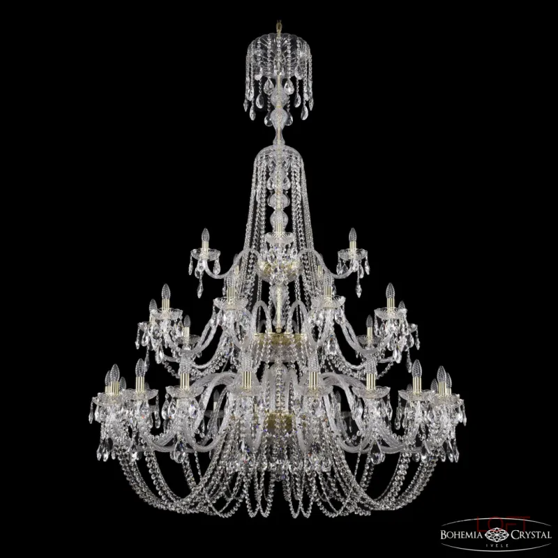 Подвесная люстра Bohemia Ivele Crystal 1402 1402/20+10+5/530/XL-206/3d G