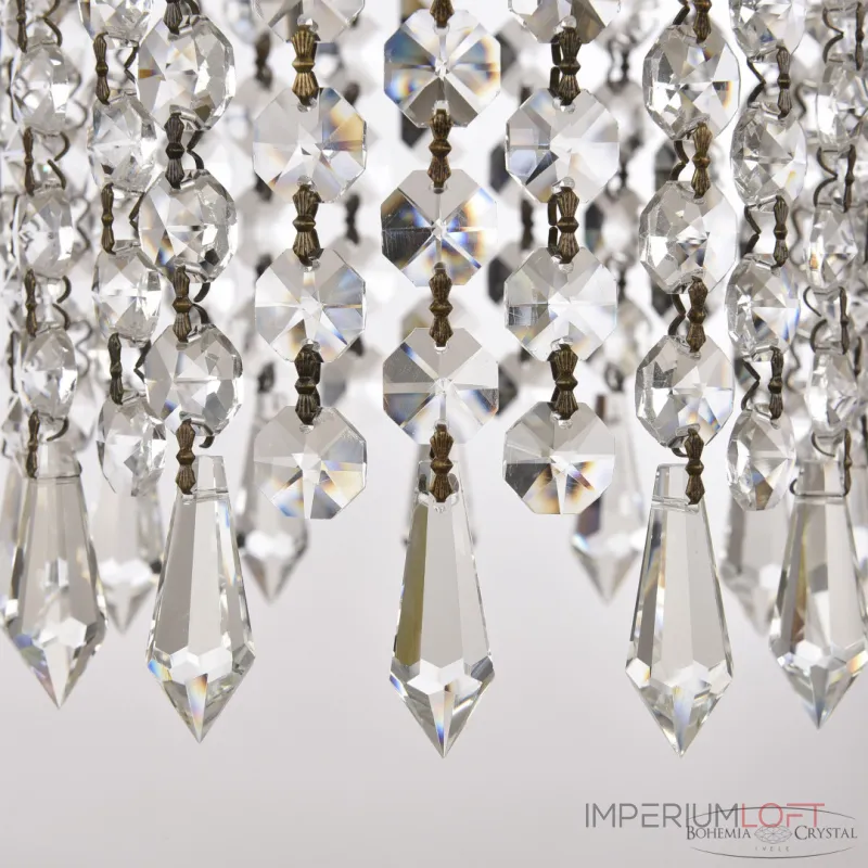 Подвесной светильник Bohemia Ivele Crystal 1478 14781P/11 Pa Drops Подвесной светильник Bohemia Ivele Crystal 1478 14781P/11 Pa Drops