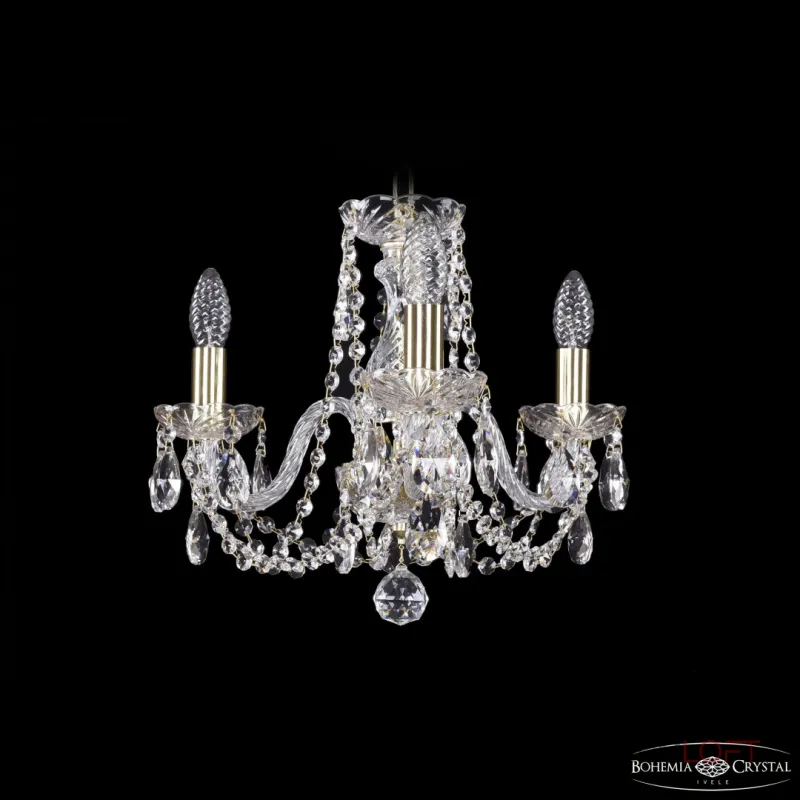 Подвесная люстра Bohemia Ivele Crystal 1402 1402/3/141 G