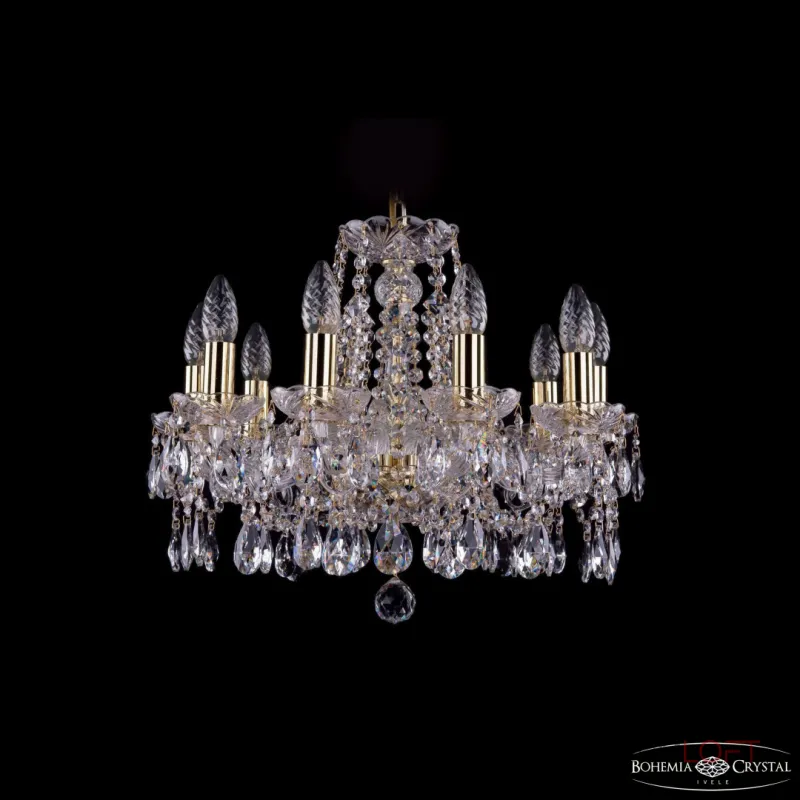 Подвесная люстра Bohemia Ivele Crystal 1413 1413/10/165 G
