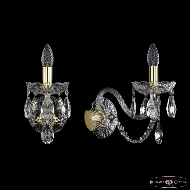 Бра Bohemia Ivele Crystal 1402 1402B/1/195/XL G Бра Bohemia Ivele Crystal 1402 1402B/1/195/XL G