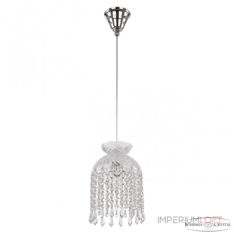 Подвесной светильник Bohemia Ivele Crystal 1478 14781P/16 Ni Drops Подвесной светильник Bohemia Ivele Crystal 1478 14781P/16 Ni Drops