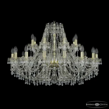 Подвесная люстра Bohemia Ivele Crystal 1410 1410/16+8/360 G V0300