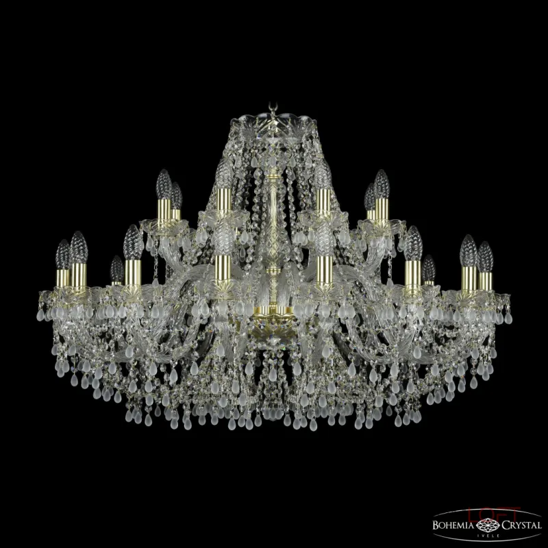 Подвесная люстра Bohemia Ivele Crystal 1410 1410/16+8/360 G V0300