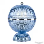Настольная лампа Bohemia Ivele Crystal 5480 5480L/17 Ni Aquamarine/M-1G