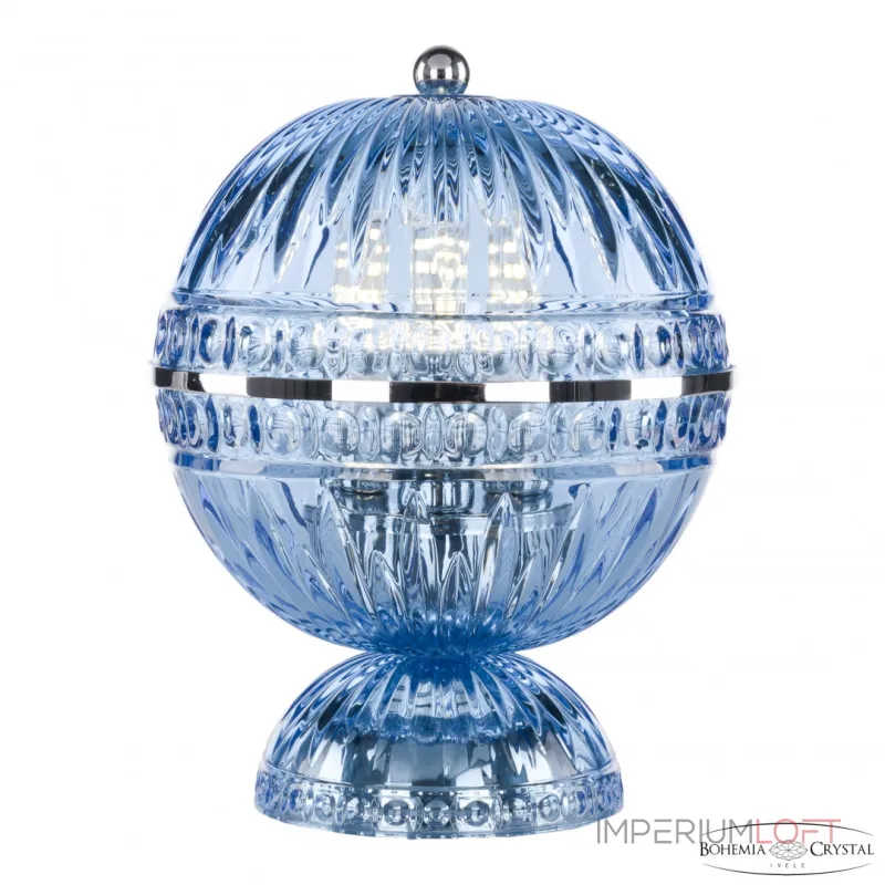 Настольная лампа Bohemia Ivele Crystal 5480 5480L/17 Ni Aquamarine/M-1G Настольная лампа Bohemia Ivele Crystal 5480 5480L/17 Ni Aquamarine/M-1G