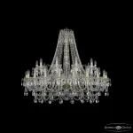 Подвесная люстра Bohemia Ivele Crystal 1411 1411/20+10/400 G