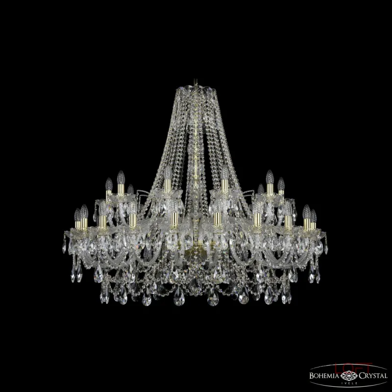 Подвесная люстра Bohemia Ivele Crystal 1411 1411/20+10/400 G