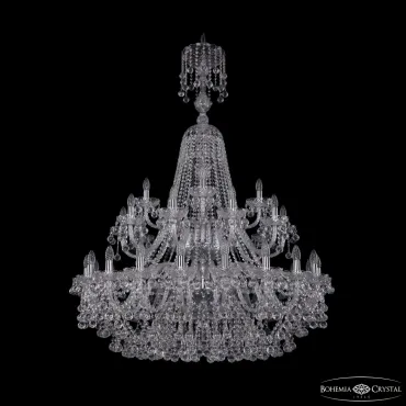 Подвесная люстра Bohemia Ivele Crystal 1409 1409/20+10+5/400/XL-152/2d Ni Подвесная люстра Bohemia Ivele Crystal 1409 1409/20+10+5/400/XL-152/2d Ni