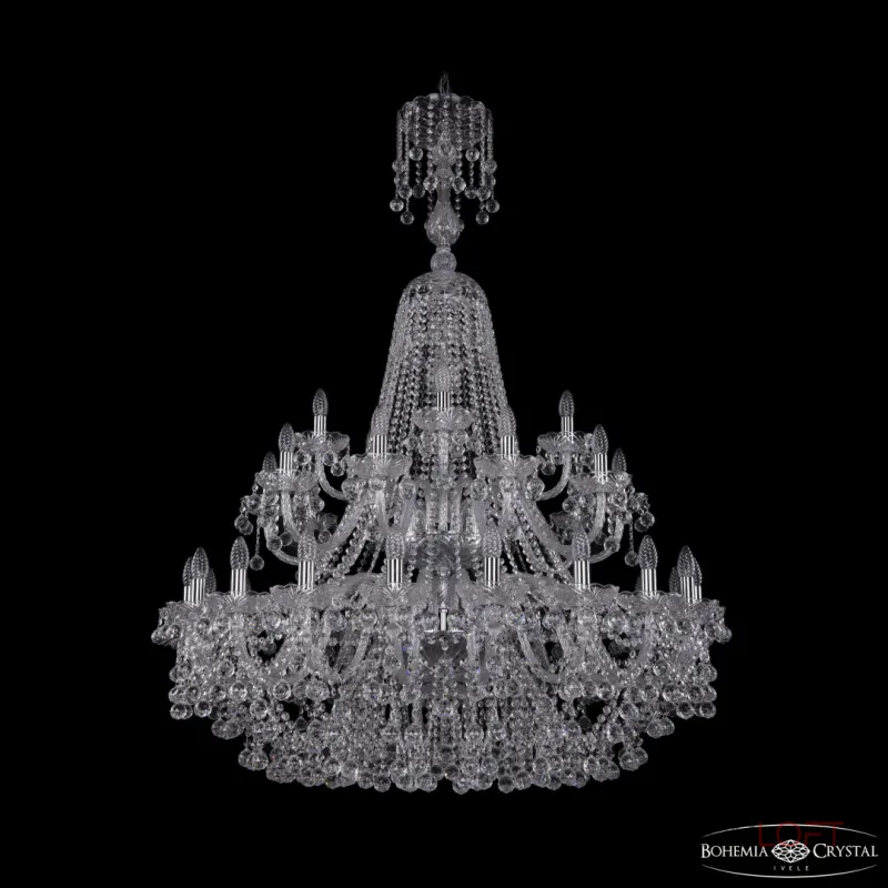 Подвесная люстра Bohemia Ivele Crystal 1409 1409/20+10+5/400/XL-152/2d Ni Подвесная люстра Bohemia Ivele Crystal 1409 1409/20+10+5/400/XL-152/2d Ni