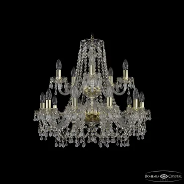 Подвесная люстра Bohemia Ivele Crystal 1410 1410/10+5/240/2d G V0300 Подвесная люстра Bohemia Ivele Crystal 1410 1410/10+5/240/2d G V0300