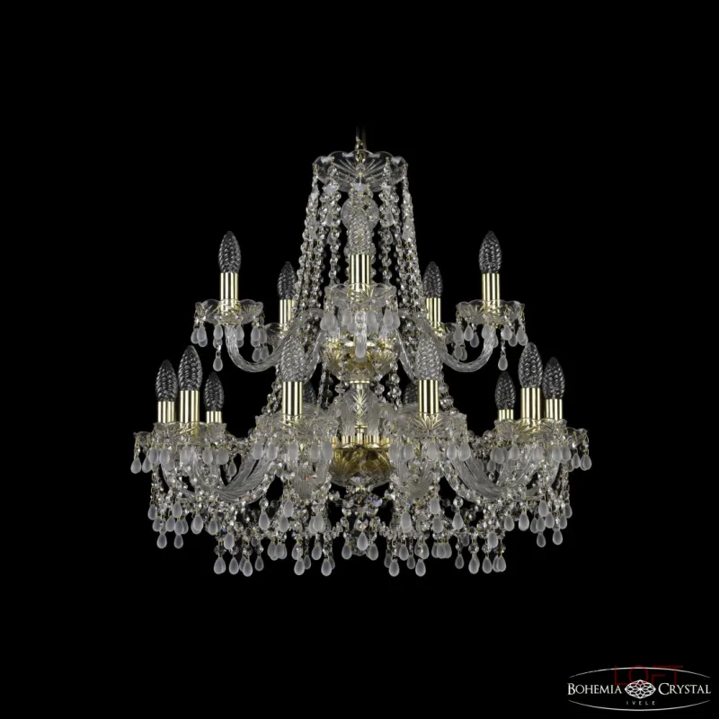 Подвесная люстра Bohemia Ivele Crystal 1410 1410/10+5/240/2d G V0300 Подвесная люстра Bohemia Ivele Crystal 1410 1410/10+5/240/2d G V0300