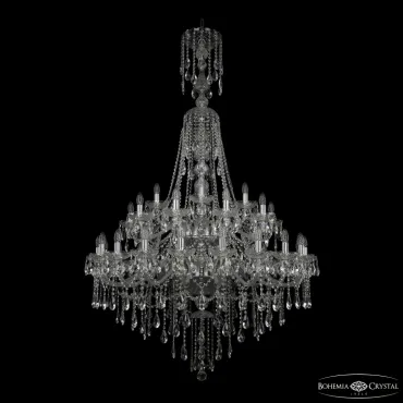 Подвесная люстра Bohemia Ivele Crystal 1415 1415/20+10+5/400/XL-185/2d Ni