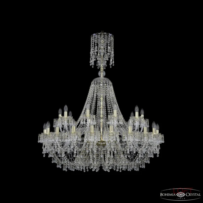 Подвесная люстра Bohemia Ivele Crystal 1410 1410/20+10/400/XL-130 G V0300