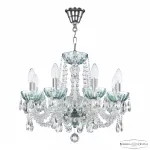 Подвесная люстра Bohemia Ivele Crystal 5402 5402/8/165 Ni Birusa/M-1H
