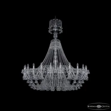 Подвесная люстра Bohemia Ivele Crystal 1409 1409/24/530/XL-160 Ni Подвесная люстра Bohemia Ivele Crystal 1409 1409/24/530/XL-160 Ni