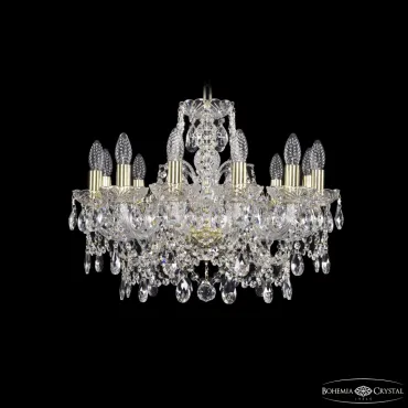 Подвесная люстра Bohemia Ivele Crystal 1411 1411/12/195 G