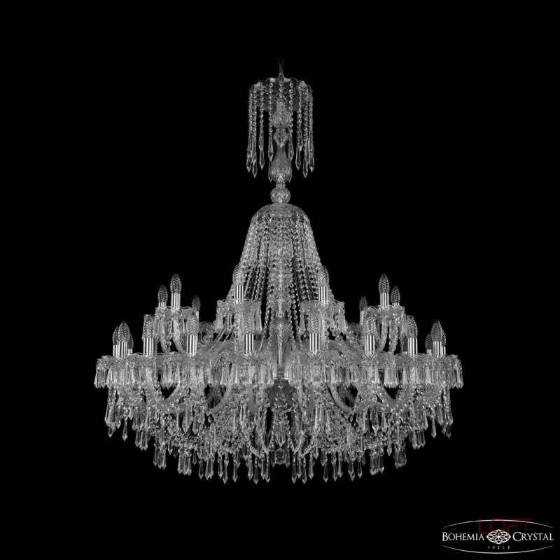 Подвесная люстра Bohemia Ivele Crystal 1403 1403/20+10/400/XL-133 Ni Подвесная люстра Bohemia Ivele Crystal 1403 1403/20+10/400/XL-133 Ni