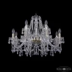Подвесная люстра Bohemia Ivele Crystal 1403 1403/8+4/240 G