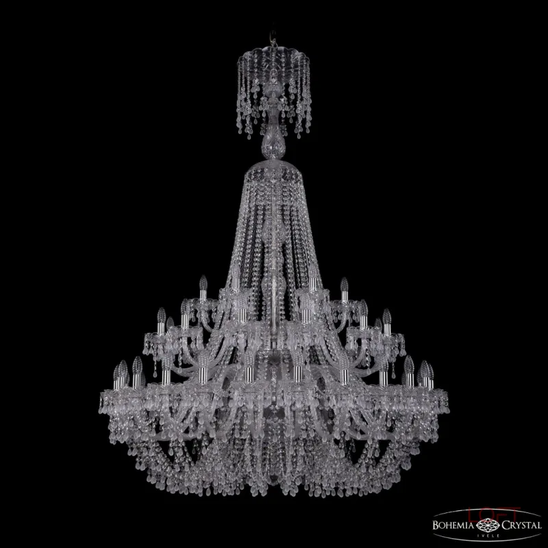 Подвесная люстра Bohemia Ivele Crystal 1410 1410/24+12+6/460/XL-175/2d Ni V0300 Подвесная люстра Bohemia Ivele Crystal 1410 1410/24+12+6/460/XL-175/2d Ni V0300