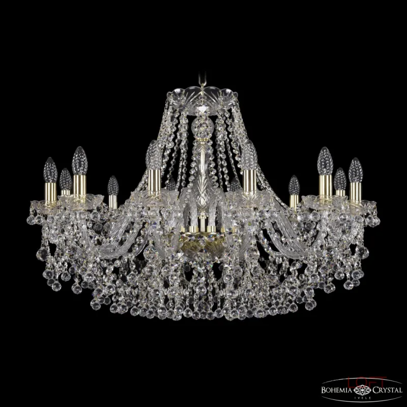 Подвесная люстра Bohemia Ivele Crystal 1409 1409/12/300 G