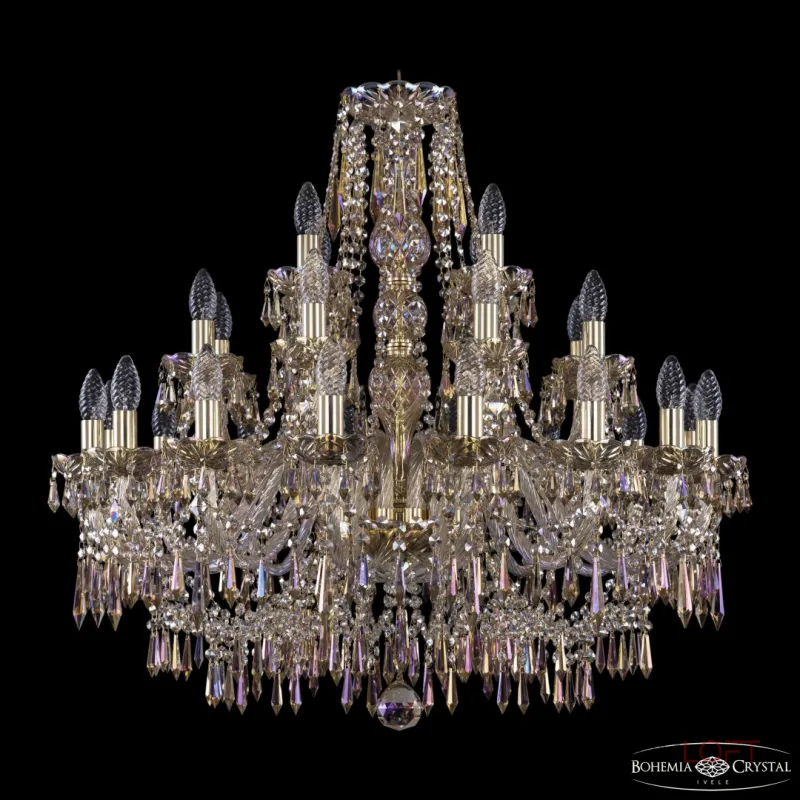 Подвесная люстра Bohemia Ivele Crystal 1403 1403/16+8+4/300 G M801