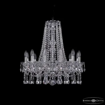 Подвесная люстра Bohemia Ivele Crystal 1413 1413/12/200/h-60 Ni Подвесная люстра Bohemia Ivele Crystal 1413 1413/12/200/h-60 Ni