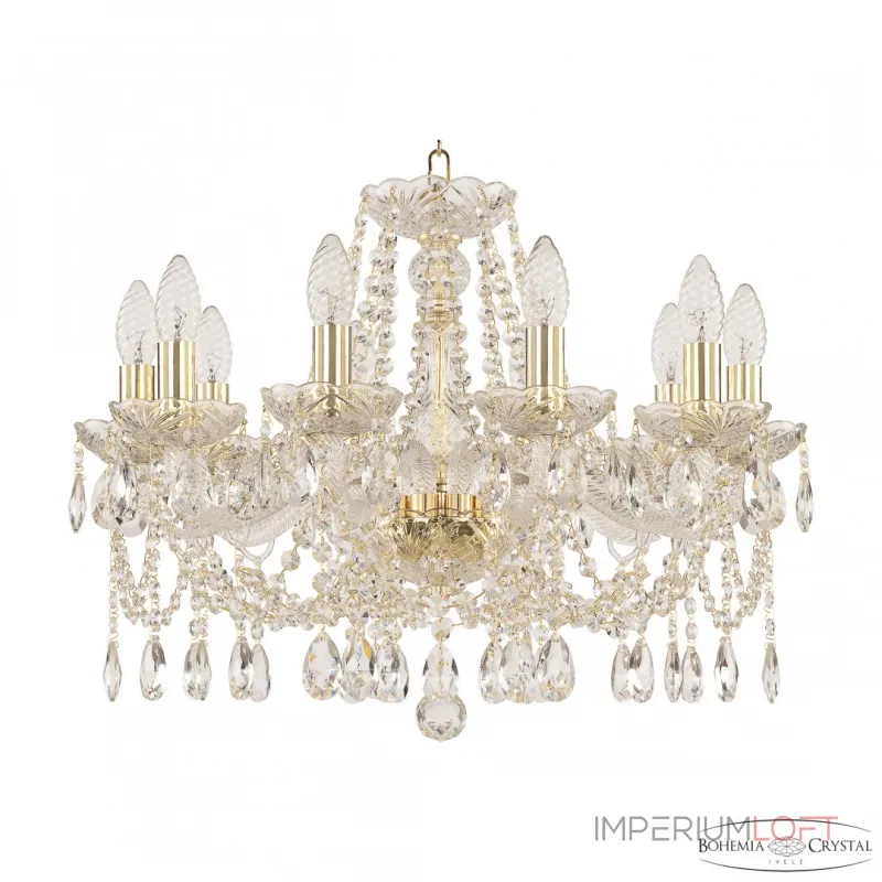 Подвесная люстра Bohemia Ivele Crystal 107 107/10/200 G Подвесная люстра Bohemia Ivele Crystal 107 107/10/200 G