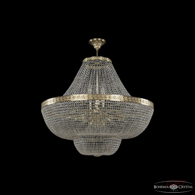Подвесная люстра Bohemia Ivele Crystal 1909 19091/H1/90IV G Подвесная люстра Bohemia Ivele Crystal 1909 19091/H1/90IV G