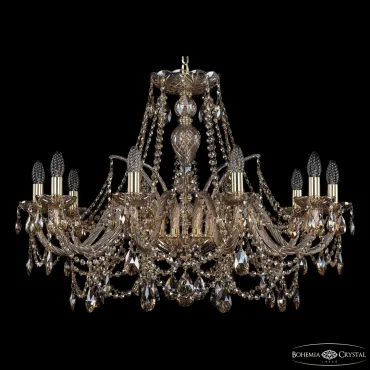 Подвесная люстра Bohemia Ivele Crystal 1411 1411/10/300 G M721