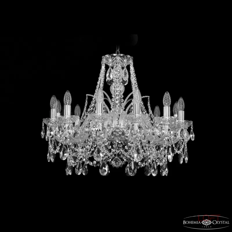 Подвесная люстра Bohemia Ivele Crystal 1411 1411/12/240 Ni