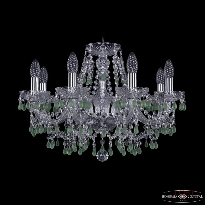 Подвесная люстра Bohemia Ivele Crystal 1410 1410/8/195 Ni V5001 Подвесная люстра Bohemia Ivele Crystal 1410 1410/8/195 Ni V5001