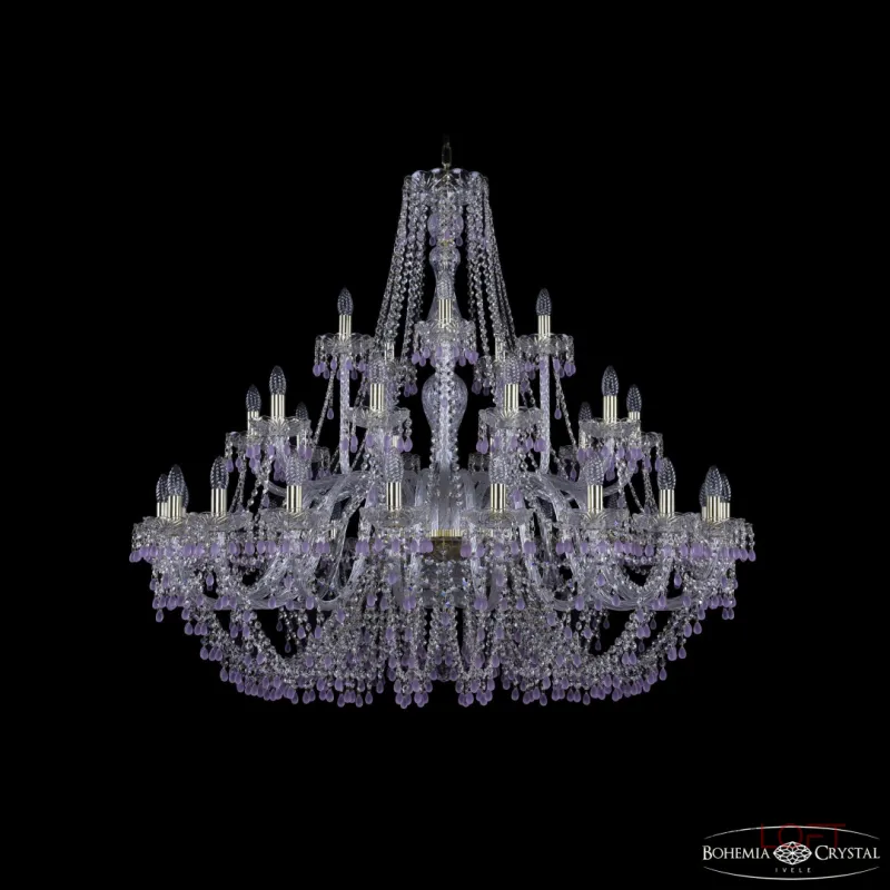 Подвесная люстра Bohemia Ivele Crystal 1410 1410/20+10+5/460 G V7010 Подвесная люстра Bohemia Ivele Crystal 1410 1410/20+10+5/460 G V7010