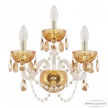 Бра Bohemia Ivele Crystal 5402 5402B/2+1/165 G Amber/M-1G K721