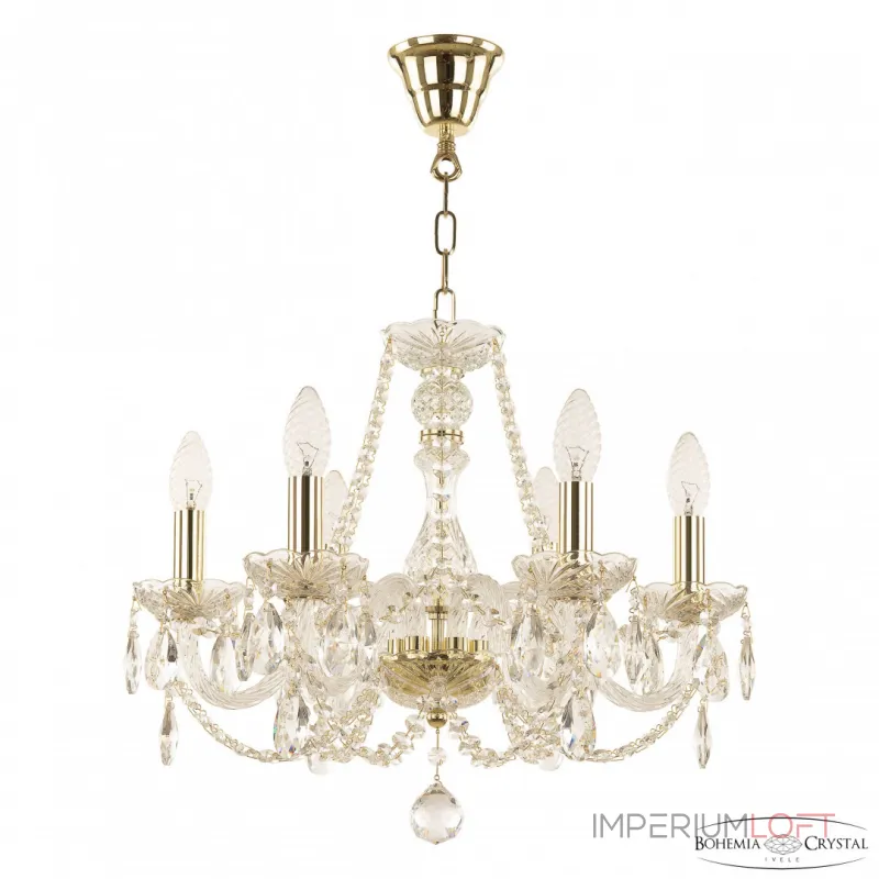 Подвесная люстра Bohemia Ivele Crystal 101 101/6/165 G Подвесная люстра Bohemia Ivele Crystal 101 101/6/165 G