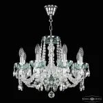Подвесная люстра Bohemia Ivele Crystal 5402 5402/8/165 Ni Birusa/M-1H