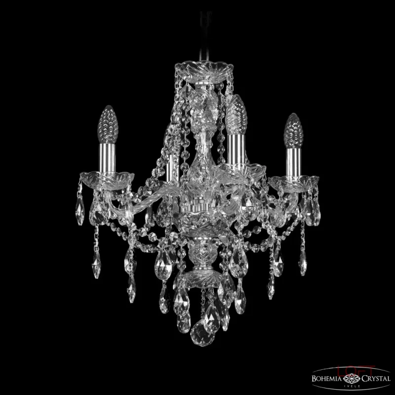 Подвесная люстра Bohemia Ivele Crystal 1415 1415/4/141 Ni