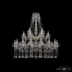 Подвесная люстра Bohemia Ivele Crystal 1413 1413/16+8+4/460/2d G
