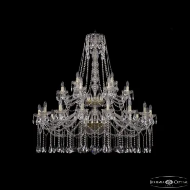 Подвесная люстра Bohemia Ivele Crystal 1413 1413/16+8+4/460/2d G