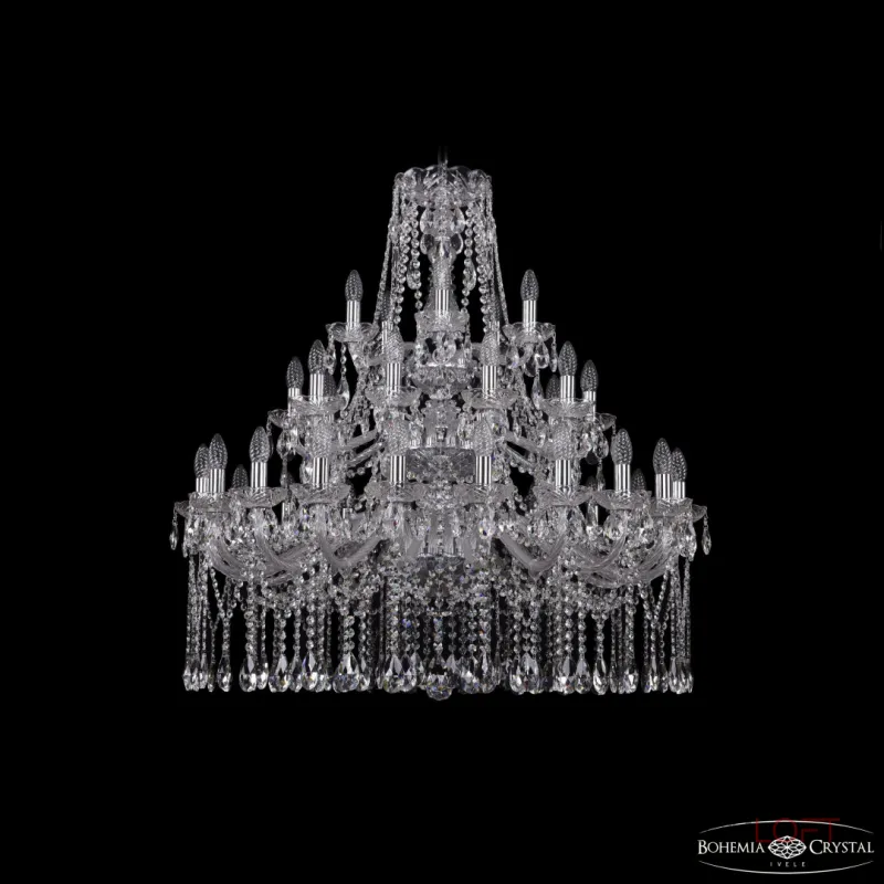 Подвесная люстра Bohemia Ivele Crystal 1413 1413/20+10+5/360/3d Ni Подвесная люстра Bohemia Ivele Crystal 1413 1413/20+10+5/360/3d Ni